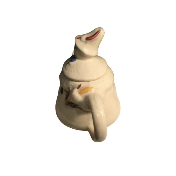 Shawnee Pottery TEAPOT USA  Tom the Piper's Son Pig Spout~1940's- vintage - Picture 5 of 10